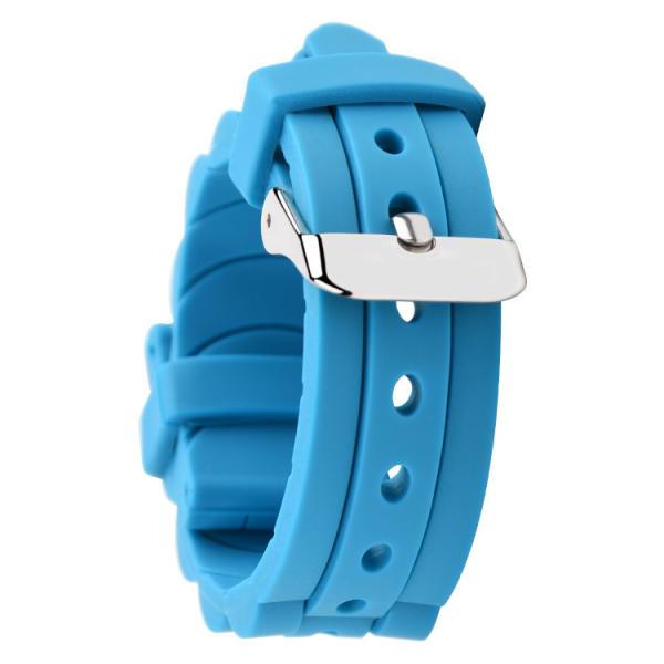 Quality Dust proof Silicone Rubber Watch Band , 18mm Narrow Watch Straps for sale