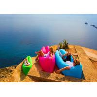 China Bench Longe Lazy Bag Inflatable Sleeping Bag Camping Hangout Air Sofa For Travel Hiking factory