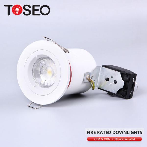 Quality 220V Fire Rated GU10 Downlight Fitting IP20 White Recessed Spotlights for sale