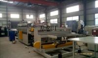 China PVC Skinning Foamed Board Machine Safe Decorative for Bath Cabinet factory