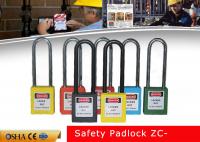 China Xenoy Padlock Color Coded Master Keyed with Permanent Back Label Safety Lockout Padlocks factory