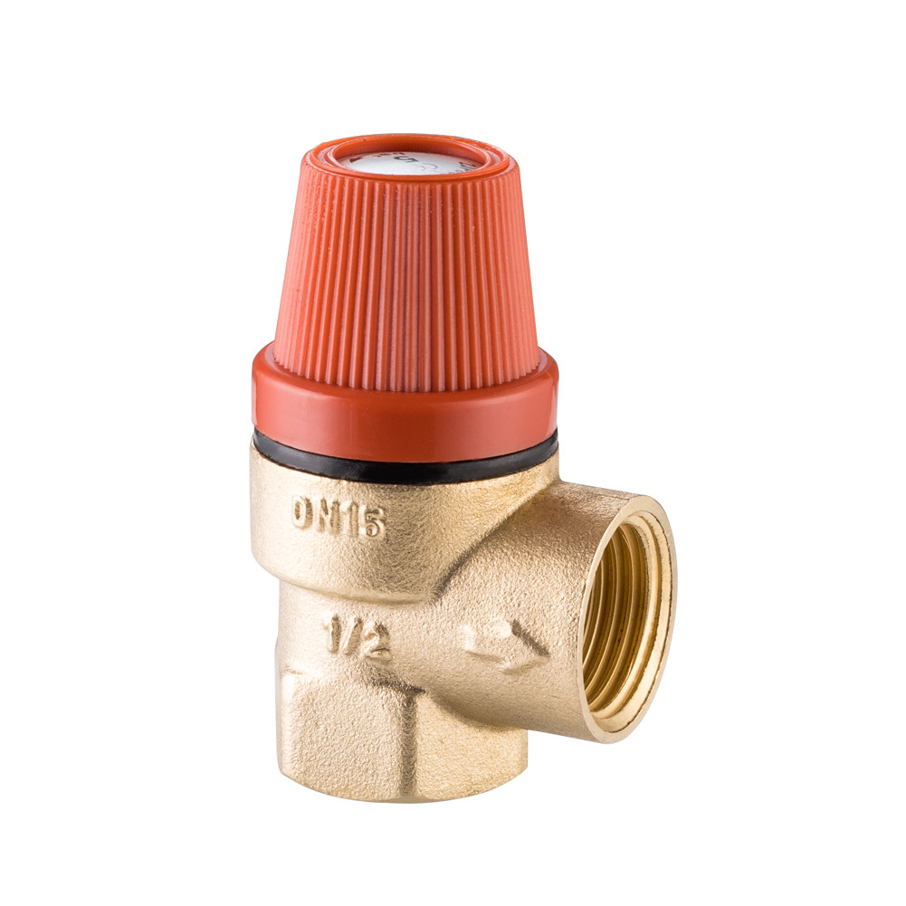 China 1/2'' CE Pressure Relief Safety Valve WRAS Approved For European Boiler Heating System Pipe factory