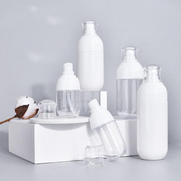 Quality Round Small Travel Plastic Lotion Pump Bottles For Thick Cream Hand Cream 30ml 5ml 100ml 150ml 180ml for sale
