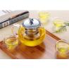 China Pyrex Coffee Heat Resistant Glass Teapot , Borosilicate Glass Tea Kettle factory