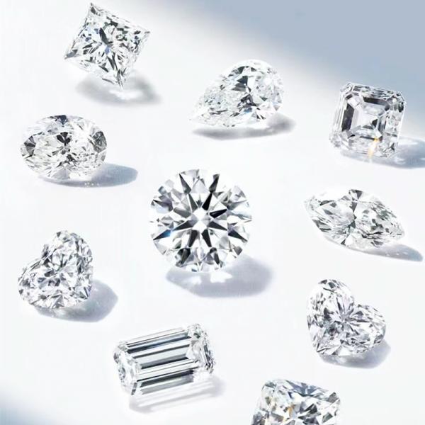 Quality CVD DEF VS VVS Round Fancy Synthetic Lab Grown Diamonds IGI Certificate 0.3ct - for sale
