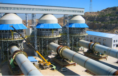 China Active Lime Calcining Equipment 1005m3 Lime Rotary Kiln factory