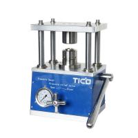Quality STC-SF120 Coin Cell Lab Equipment Manual Hydraulic Crimper For Button Cell for sale