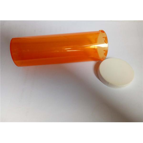 Quality No Smearing Amber 60DR Child Resistant Vials , Professional Child Proof Pill Container for sale