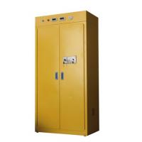China 2 Door 4 Drawers Flammable Chemical Storage Cabinet For Pharmaceuticals Yellow factory