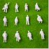 China 1:87  Model Train Passager Figures Unpainted Little People Model Building Layout Toy Figures for Kids factory