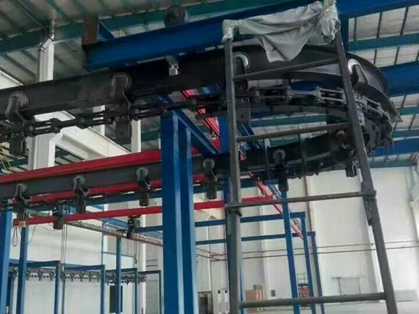 Quality High Load Automatic Powder Coating Line For Heavy Products for sale