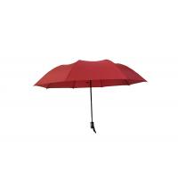 Quality Red Windproof Foldable Umbrella 27 Inch Strong Sturdy For Windy Weather for sale