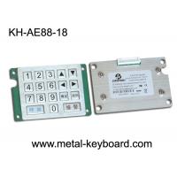 Quality Industrial Metal Keypad with Anti - vandal , IP 65 waterproof keypad with long for sale