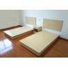 China Customized Buget Hotel Contract Furniture Bed Melamine Laminated Board With PVC Edge factory