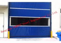 China Finished Surface PVC Automatic Industrial Garage Doors Roller Shutter With Visual Window factory