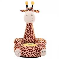 China Giraffe Kids Plush Sofa Cartoon Animal Little Sofa Kindergarten Baby Chair factory