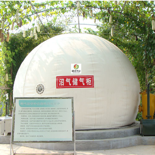 Quality Wastewater Double Membrane Biogas Holder Biogas Container Internal Circulation for sale