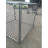 China DIY Metal Garbage Cage 14&84 Microns Hdg Cage Panels 1.5mx1.8mx1.8m factory