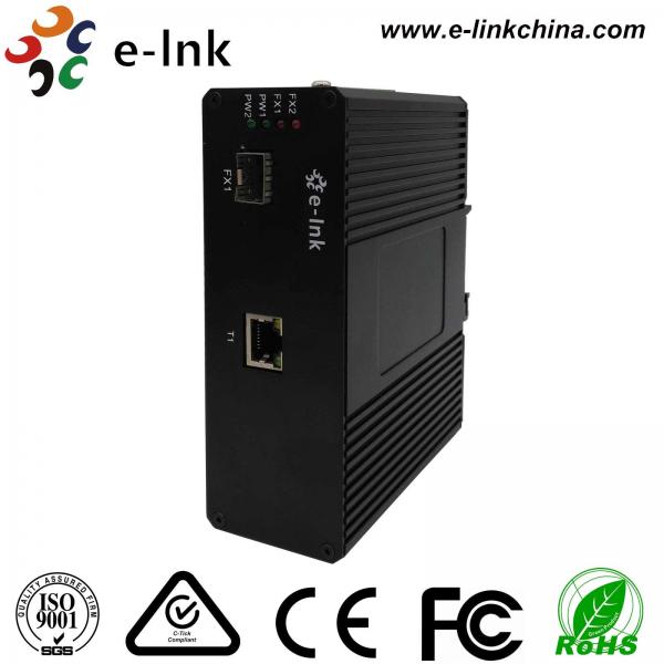 Quality RJ45 Connector Industrial Ethernet Media Converter 10 / 100 Base -TX To 100 Base for sale