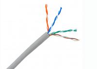 China Copper networking Cable Cat.5e UTP Cable soild copper conductor,23 AWG 4 pair Ethernet Lan cable factory