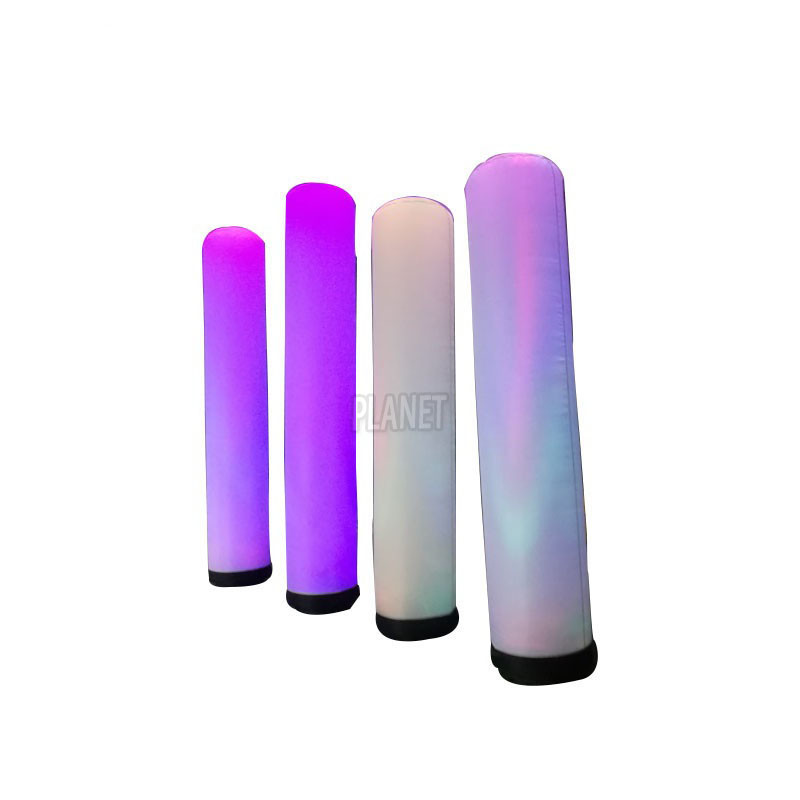 China Colorful Inflatable Column Decoration Balloon Column Stand Inflatable LED Pillar For Party Decoration factory