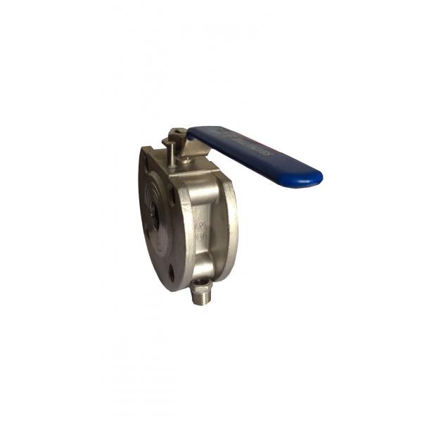 Quality 1 PC Wafer Flanged Ball Valve CF8M Casting API 598 Standarded With Full Port for sale