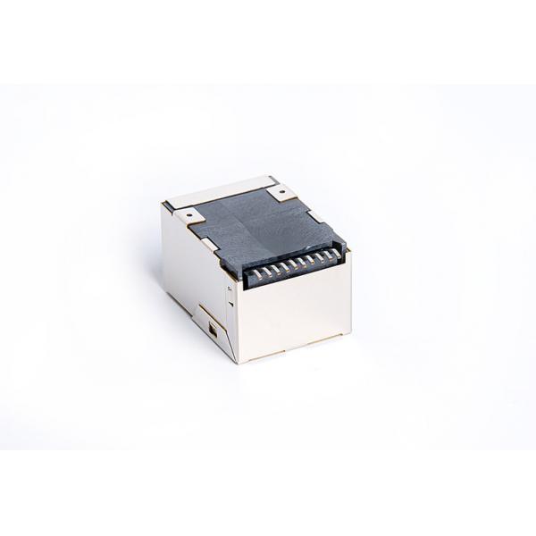 Quality Free Sample Up Latch SMT 10/100 rj45 connector with magnetics TM811bd2aab016007 for sale