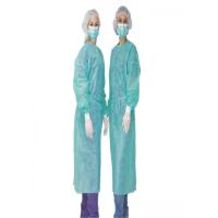 Quality Waterproof Medical Isolation Gowns With PE Coating Non Woven Material for sale