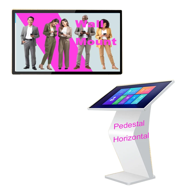 China LCD Digital Signage Kiosk With 178° Viewing Angle 2GB-4GB RAM Intel / RK CPU factory