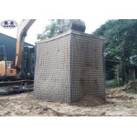 Quality Galvanized Steel HESCO Defensive Barrier / Mesh Galvanized Gabion Box for sale