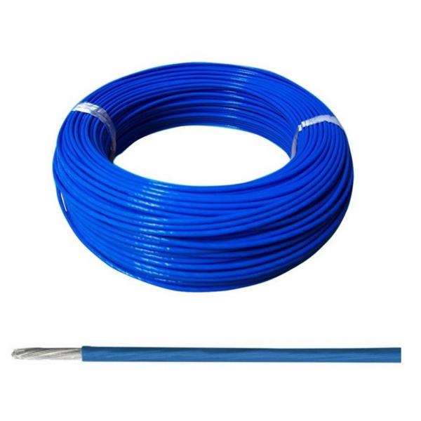 Quality Anti Corrosion FEP Insulated Wire 26 AWG high temperature Wire Blue Color for sale