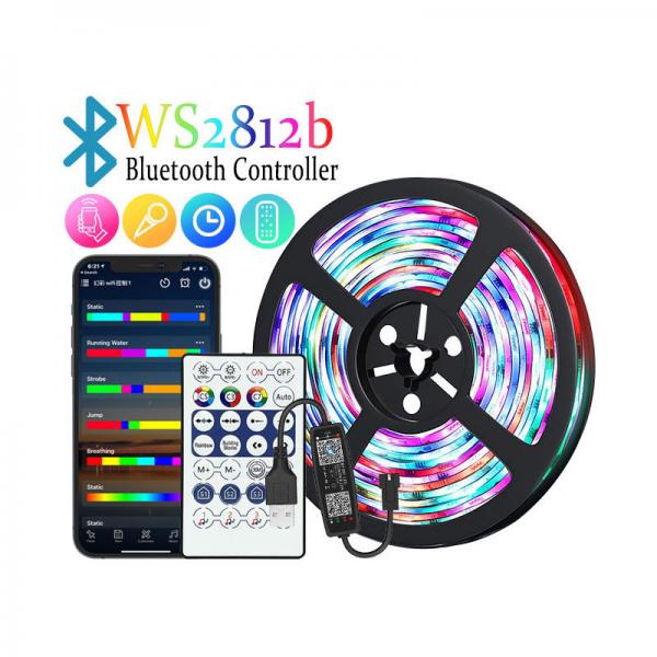 Quality APP Wifi 5V Smart LED Strip Lights 5050 SMD RGB For Holiday Party Remote for sale