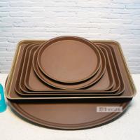 Buy cheap Fiberglass Serving Trays Room Service Equipments 14mm Round Non Skid Dia. 35.5cm from wholesalers