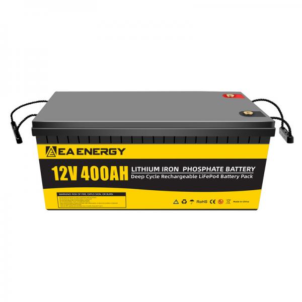 Quality 12V 400Ah 5120Wh Deep Cycle Lithium Ion Battery 32700 LiFePO4 Cell for sale