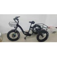 China 3 Wheel Tricycle Cargo Electric Bike Rear Engine Fat Tire Cargo Trike 500w 48v  20 factory