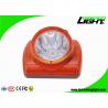 China Explosion Proof Miners Lights For Hard Hats , Lightweight Led Miners Cap Lamp 13000 Lux factory