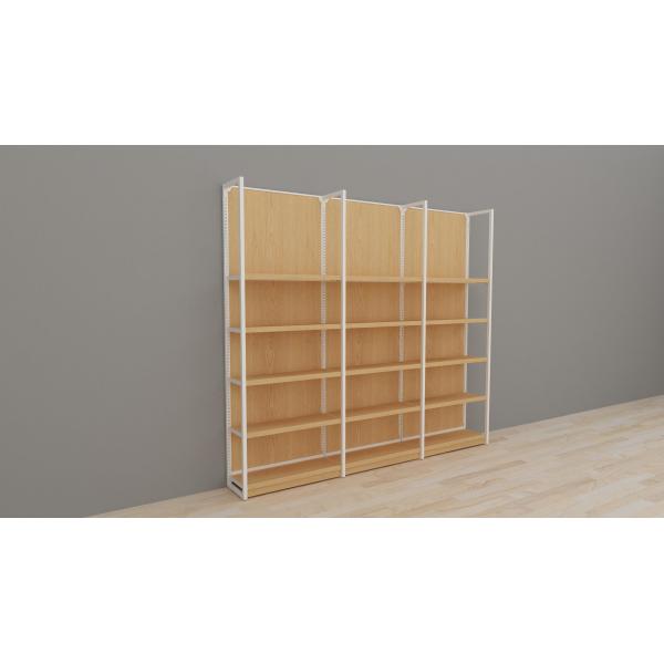 Quality 30kg Capacity Miniso Display Rack For Merchandise Display 5Layers Steel Wood for sale