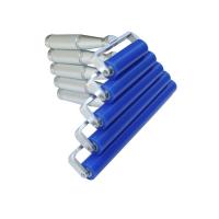 Quality Aluminium Handle Peelable Blue Cleanroom Sticky Roller for sale