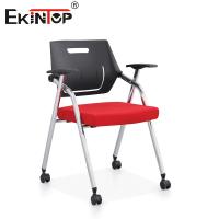 China Collaborative Learning Linked Training Chair Built In Desk For Teamwork factory