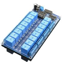 China 16 Channel Relay Module For Arduino 12v LM2576 Relay Plate With Optocoupler for sale