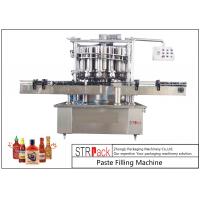 China Volumetric Paste Filling Machine , Butter / Cheese / Tomato Sauce Filling Machine factory