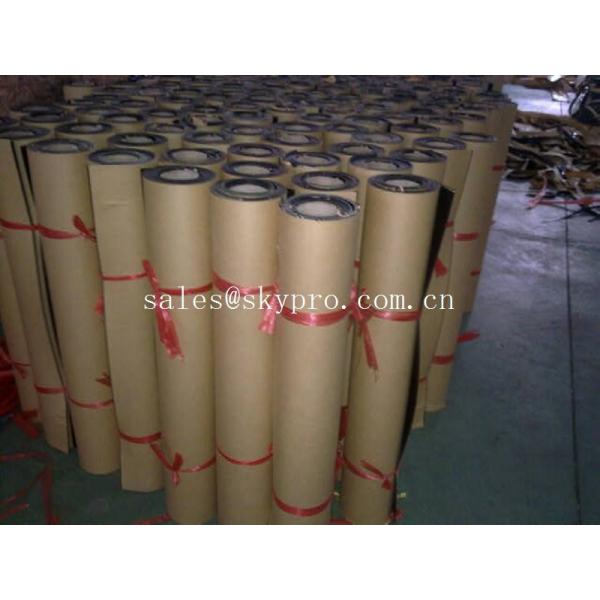 Quality Custom Width self-adhesive / PSA backing rubber sheet roll , easy released glue for sale