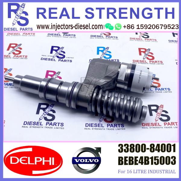 Quality DELPHI injector 33800-84001  BEBE4C15003 Diesel pump Injector VOLVO  BEBE4C15003 A3 for L ENGINE EURO 2+ for sale