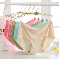 China Anti-Static Seamless Underwear Female Breathable Ice Silk Mid Waist Underwear factory