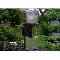China Three Tubes Stainless Steel Water Feature Sculptures Modern Western Style factory