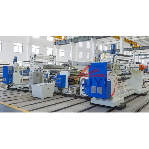 Quality Paper - Plastic Packaging Paper Automatic Laminating Machine With Rapid Cooling System In White And Blue for sale