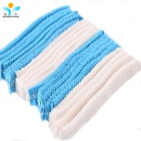 China Colorful 21 Inch Fluidresistant Clip Nurse Cap For Food Industry Spa Personal Care factory