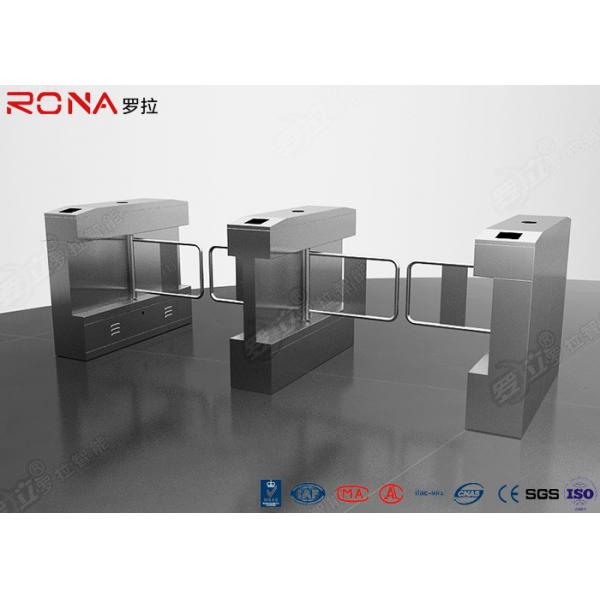 Quality Automatic Glass Swing Gate , Access Control Turnstile Gate For Supermarket / for sale