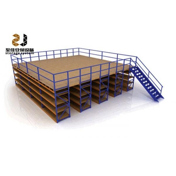 Quality Boltless / Rivet Shelving Mezzanine Floor Systems , Max 6000mm Upright for sale