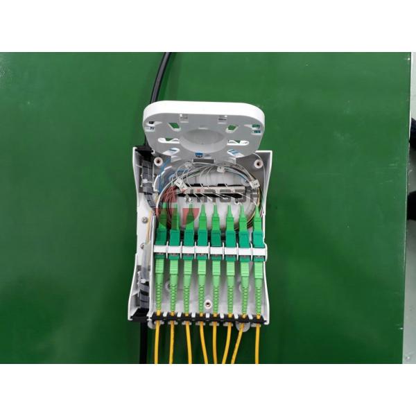 Quality FTB Fiber Optic Termination Box 1 To 8 PLC Splitter Fanout 900um With Breakout Kits for sale